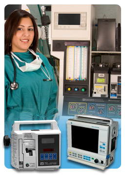 Nurse Using Ardus Medical Equipment